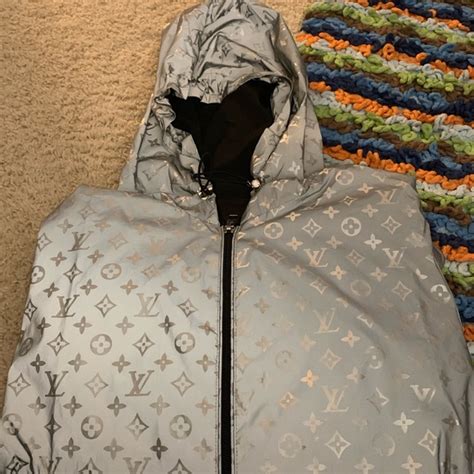 louis vuitton reflective jacket price|Louis Vuitton jacket with pouches.